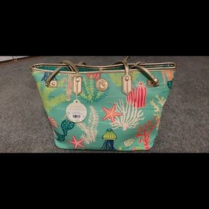 Spartina 449 Mermaid Jetsetter Tote NWT